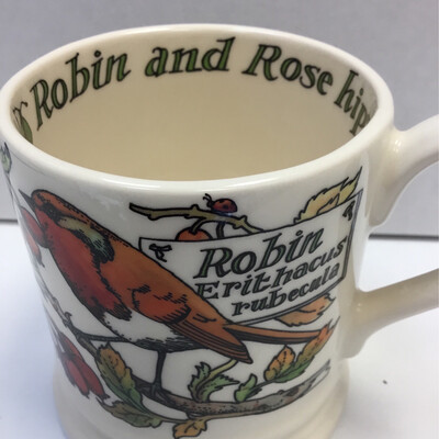 Emma Bridgewater Robin and Rose Hip Mug