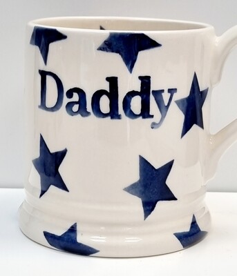 Emma Bridgewater Blue Star Daddy Mug
