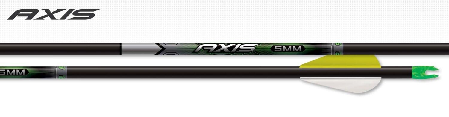 Easton Axis 5MM 340 Spine Bare Shafts
