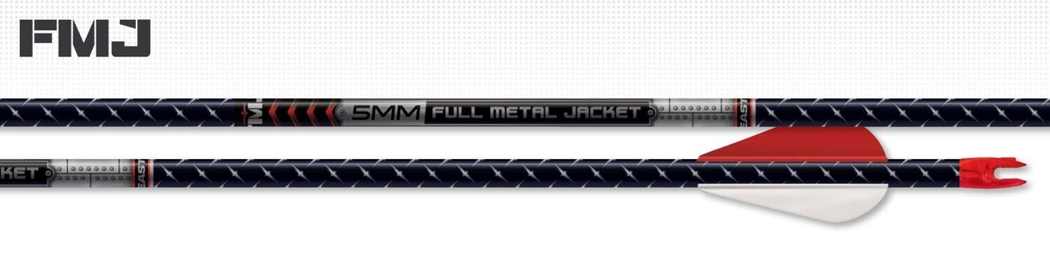 Easton 5MM FMJ 250 Spine with vanes 6 pack