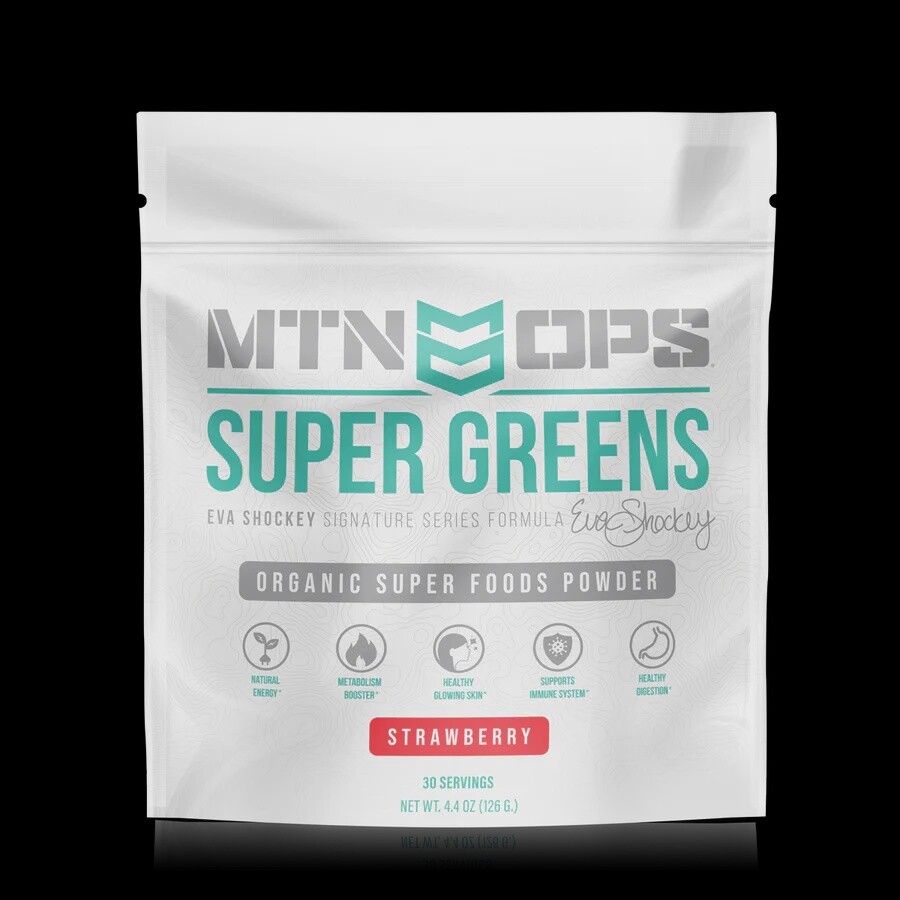 MTN OPS Super Greens Eva Shockey Edition Strawberry Flavor