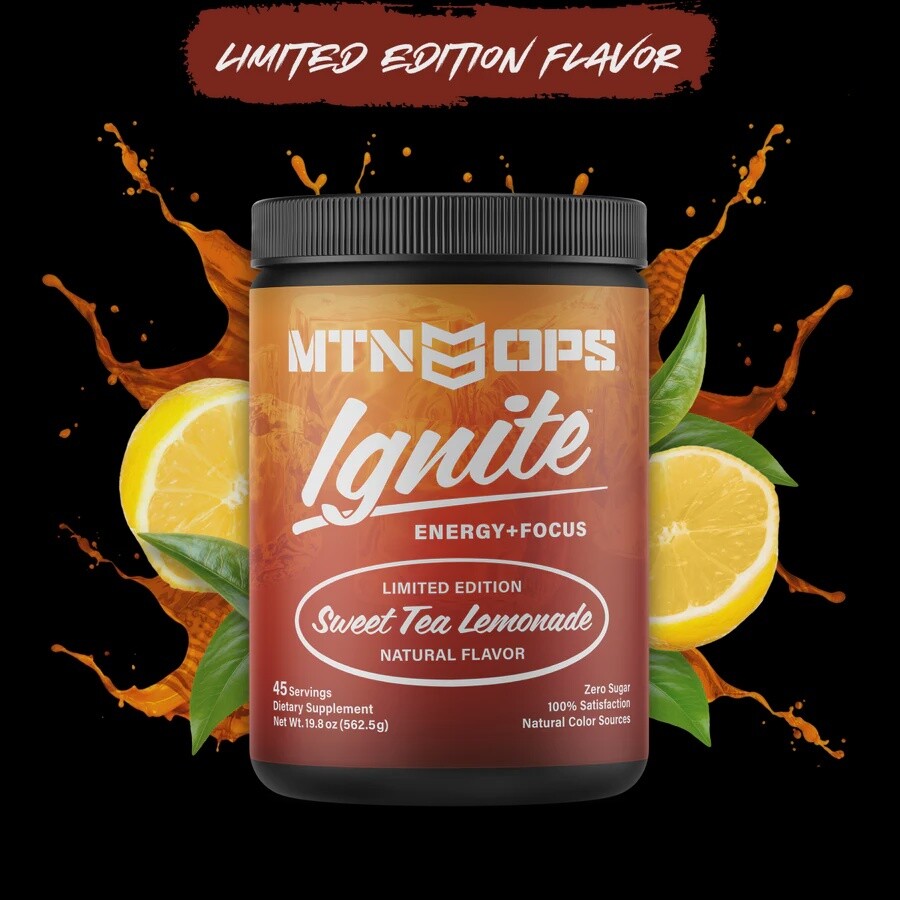 MTN OPS Ignite Sweet Tea Lemonade Limited Edition Flavor
