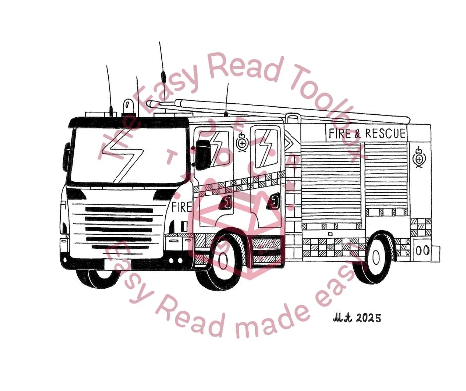 Fire Engine Illustration - Matthew Anderson