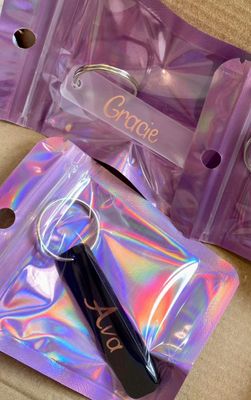 Fob Name Keyrings