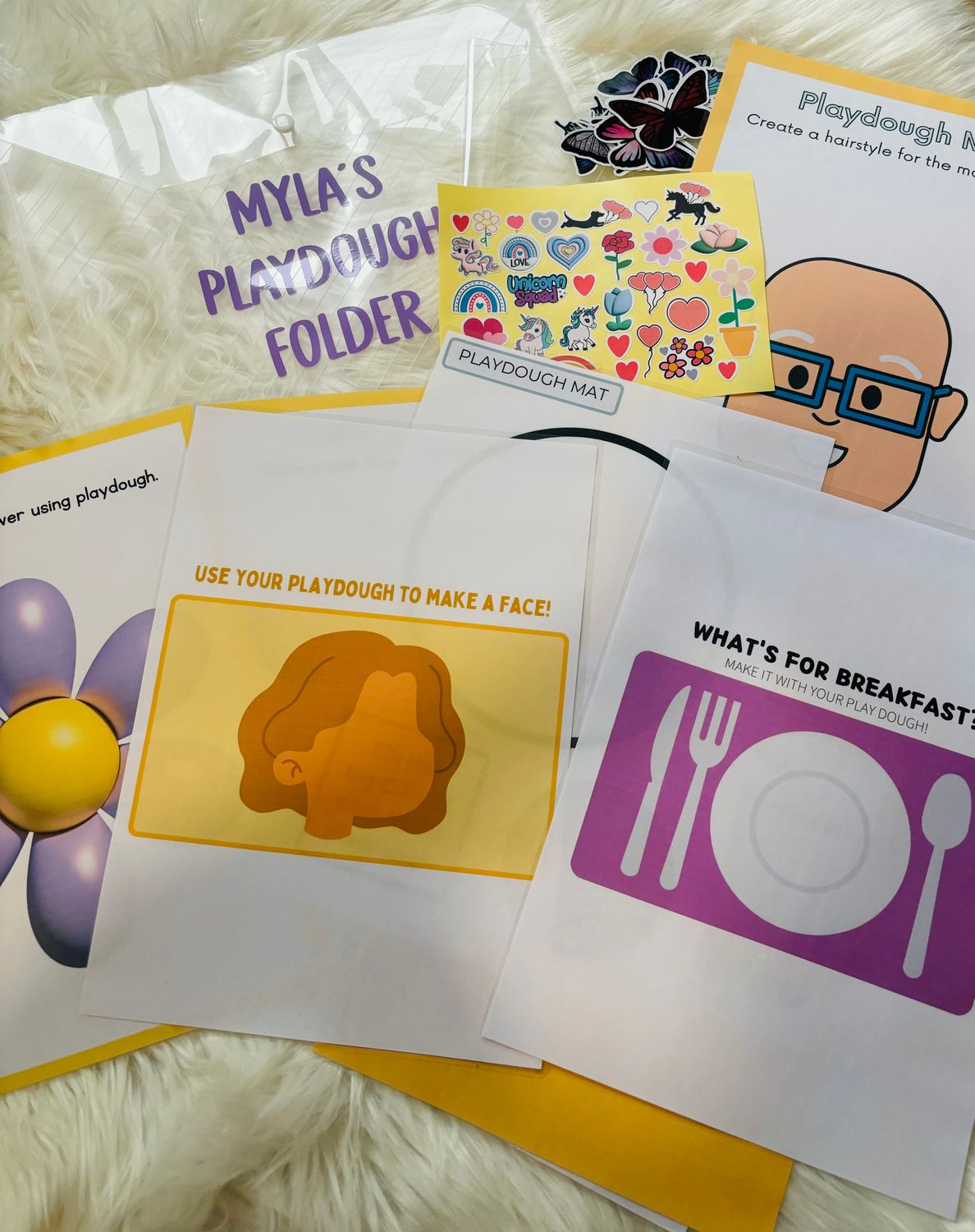 Playdough Folder