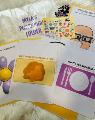 Playdough Folder