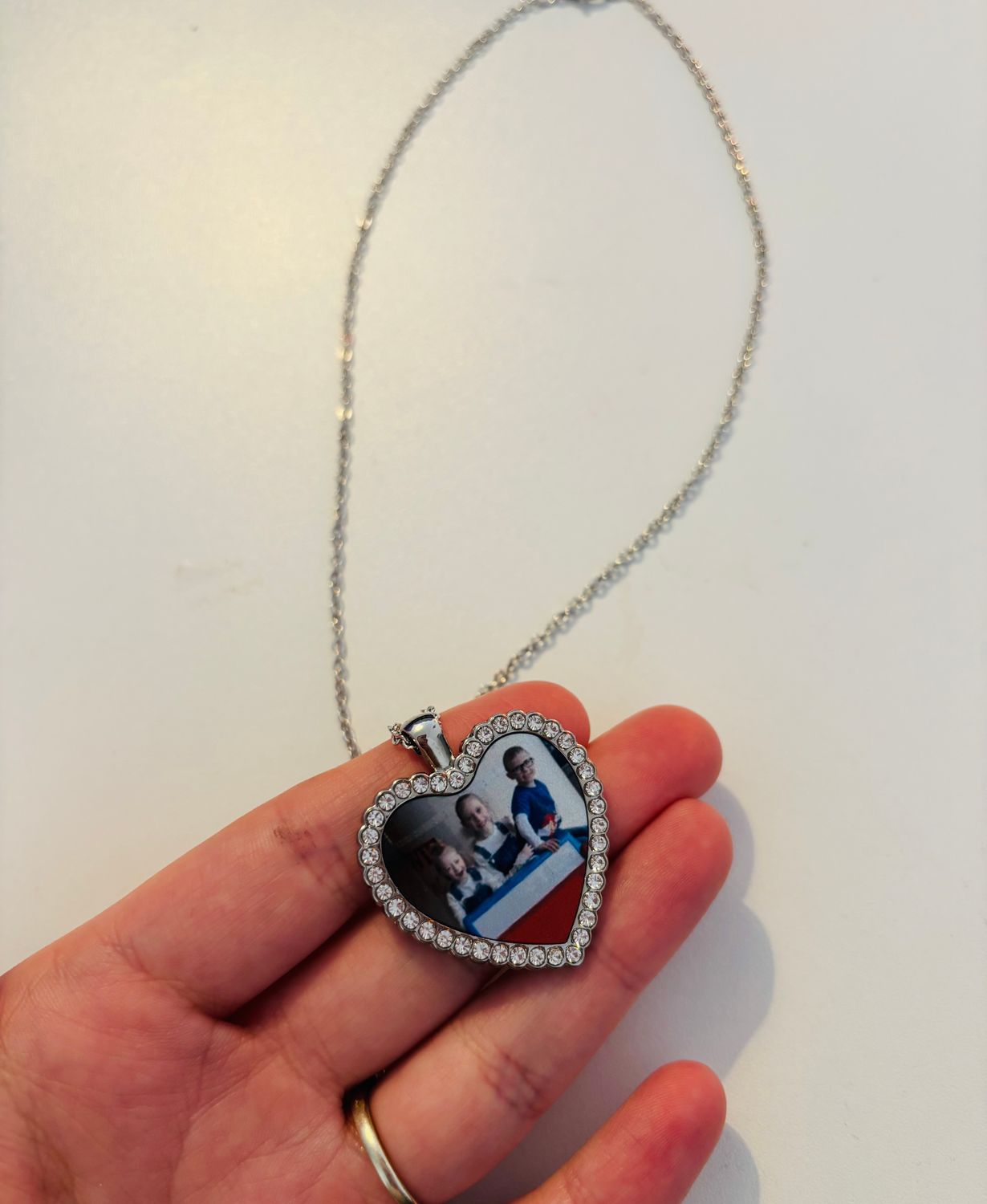 Photo Heart Necklace