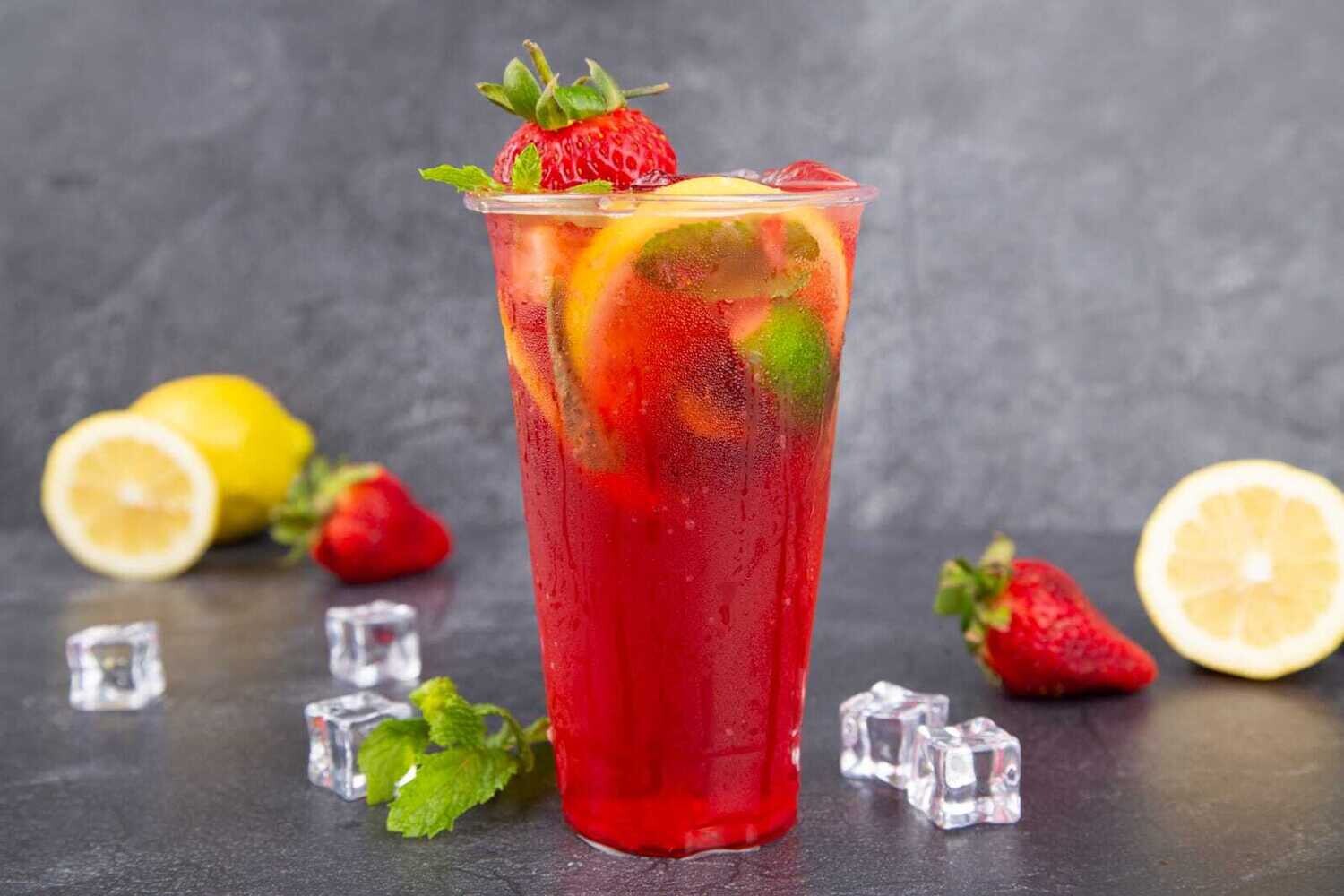Fresh strawberry Juice