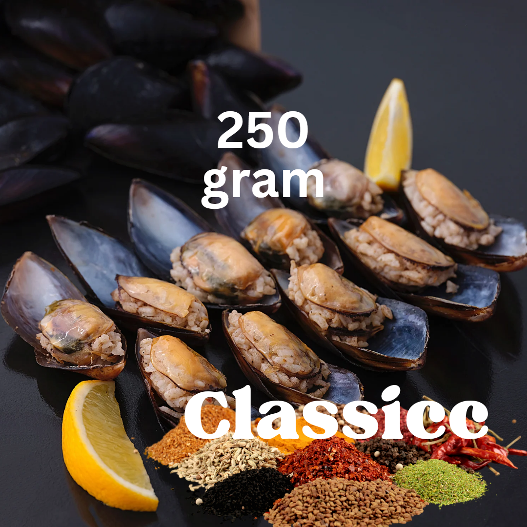 Turkish stuffed mussels /Midye Dolma / 250 gram /Classic Flavour ( Green)