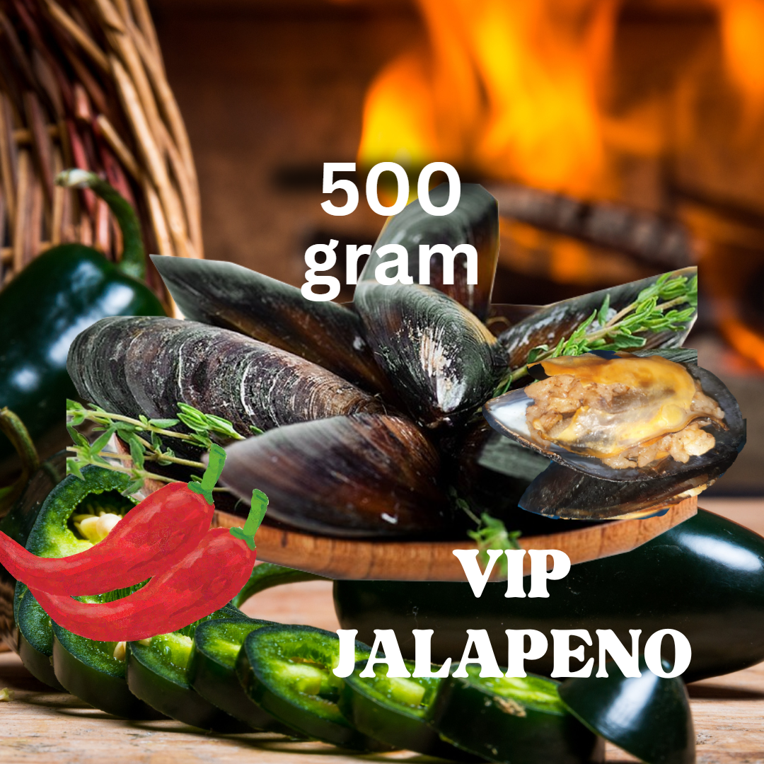 Turkish stuffed mussels  Midye Dolma/500 gram /  VIP  Flavour Spicy  (Yellow)