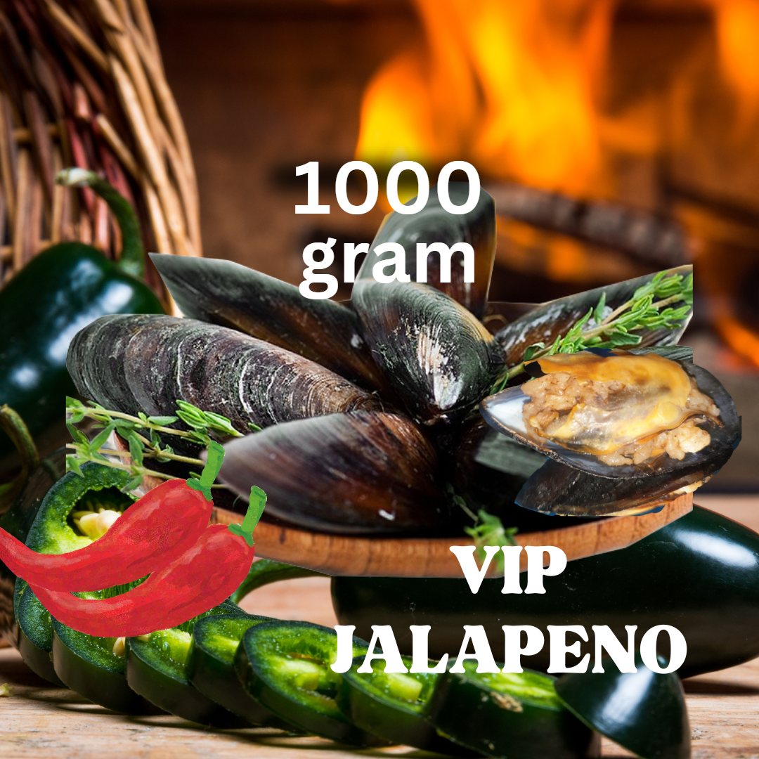 Turkish stuffed mussels  Midye Dolma 1000gram/ VIP  Flavour Spicy  (Yellow)