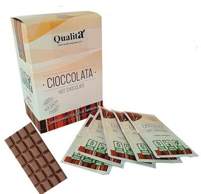 Chocolat chaud italien Saveur Gianduja (Boîte de 25 sachets)