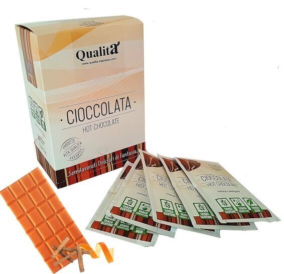 Chocolat chaud italien Orange-Cannelle (Boîte de 25 sachets)
