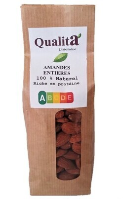 AMANDES ENTIERES 250 gr Gamme Carmel.