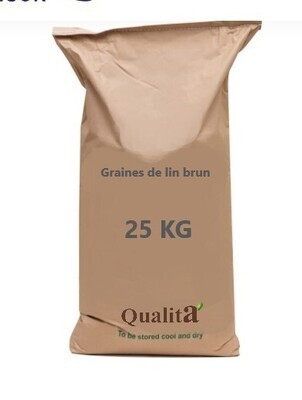 Graines de lin brun (sac de 25kg)