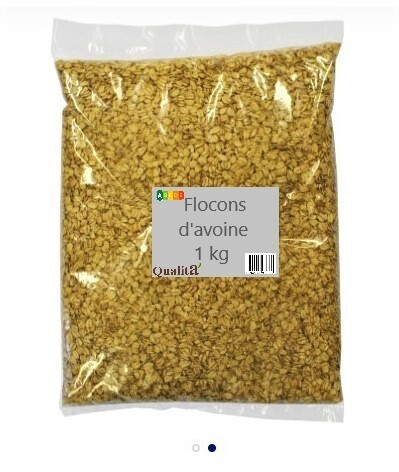 Flocons d&#39;avoine (sachet de 1kg)
