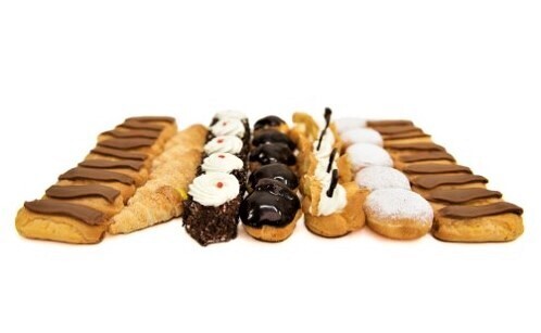 Assortiment de mini-pâtisseries - Carton de 43 pièces