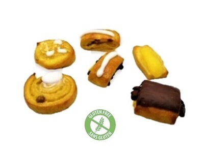 Assortiment de mini-viennoiseries - Carton de 48 pièces