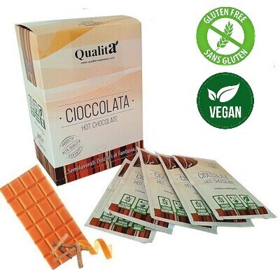 Chocolat chaud italien Orange-Cannelle (Boîte de 25 sachets)