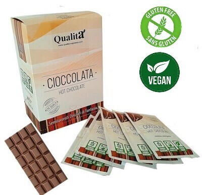 Chocolat chaud italien Saveur Gianduja (Boîte de 25 sachets)