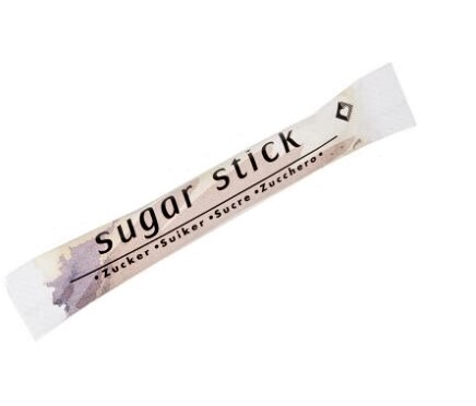 Sucre blanc en bâtonnet / stick (1 boîte de 600 pièces)