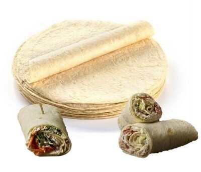 Tortillas de blé (🌱 Vegan) - 90 pièces