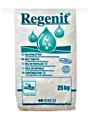 Pastilles de sel pour adoucisseur d&#39;eau (sac de 25kg)