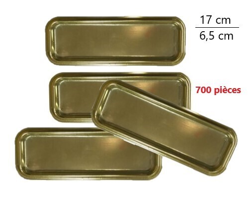 Plateaux de présentation pour éclairs (Lot de 700 unités)
