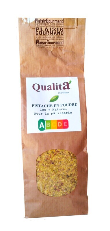 300 gr de PISTACHES MOULUES (en poudre). 2.90 € /100 gr