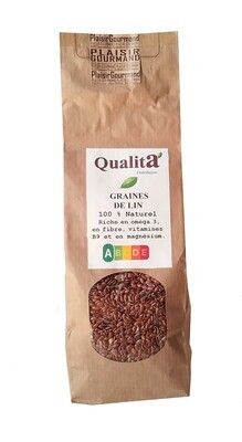 Graines de lin brun (9 sachets de 300gr)
