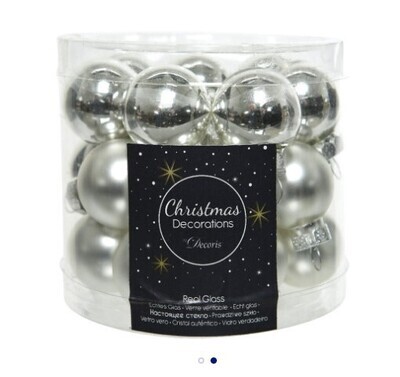 BOULES DE NOEL  ARGENT. 240 boules
