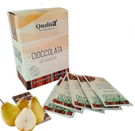 Chocolat chaud italien à la Poire (Boîte de 25 sachets)
