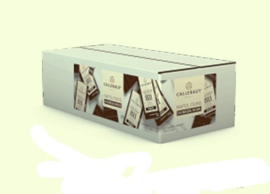 Mini tablettes de chocolat noir (75 unités)