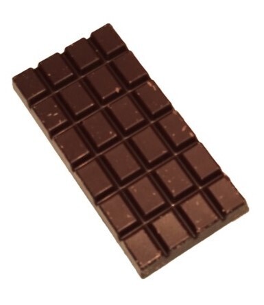 Mini tablettes de chocolat noir (75 unités)