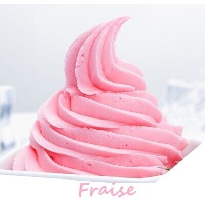 Glace à l&#39;italienne - Saveur Fraise  (Lot de 10 sachets d&#39;1kg)