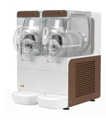 Machine italienne à granités et crèmes glacées DOUBLE (2x6 litres)