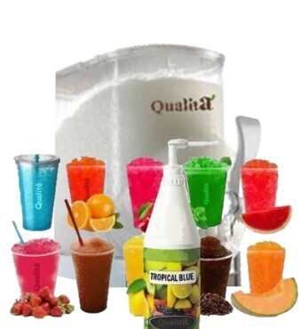 Topping pour granité neutre (10 saveurs) - Lot de 60 bouteilles