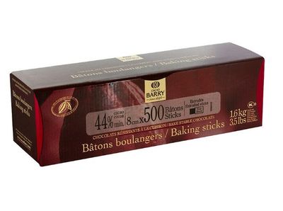 Chocolat (en bâtons) Marque BARRY - 15 boites de 300 pièces
