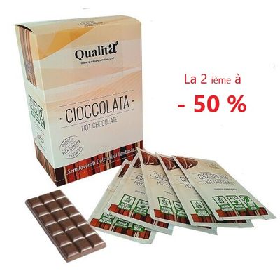 Offre Spéciale - Chocolat chaud italien classique (2 Boîtes de 25 sachets)