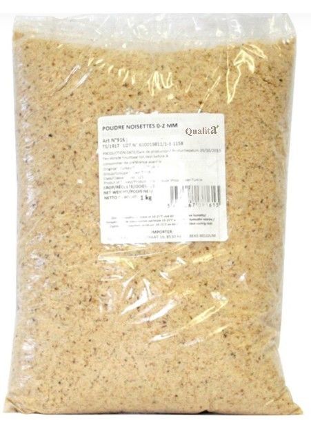 Noisettes grillées en poudre (sachet de 1kg)