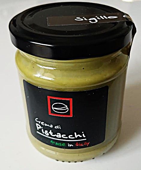 Crème de Pistache de Sicile (pot de 200gr) à 40 %.