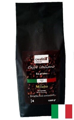 Café grains MILANO 50 % Arabica 50 % Robusta  1 kg
