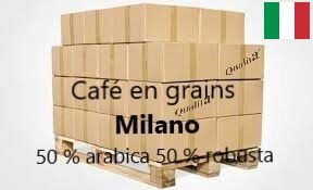 Café grains MILANO 50 % Arabica 50 % Robusta. 140 kg