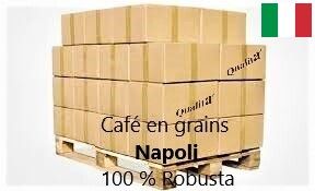 Café grains NAPOLI 100 % Robusta. 140 kg
