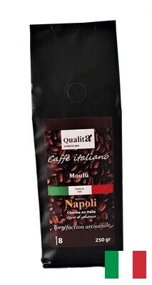 Café moulu NAPOLI 100 % Robusta (Sachet de 250gr)