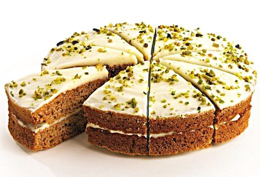 Gâteau cake  à la carotte. 9 portions