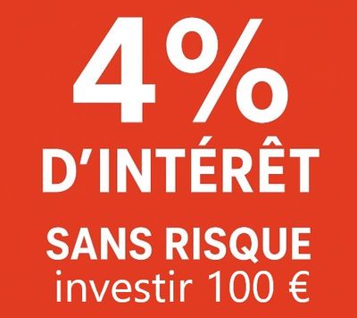 Investissement à 4 % annuel