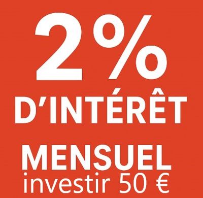Investissement à 2 % à 30 jours