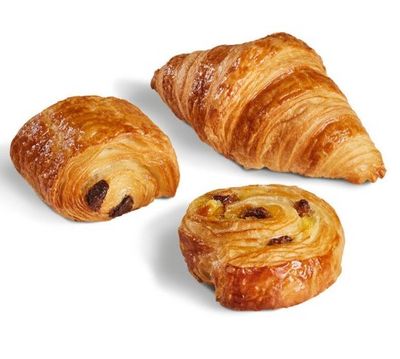 Viennoiserie mini (assortiment). 135 pièces