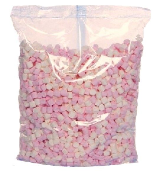 Mini Guimauves (Marshmallows) rose et blanc (sachet de 1kg)